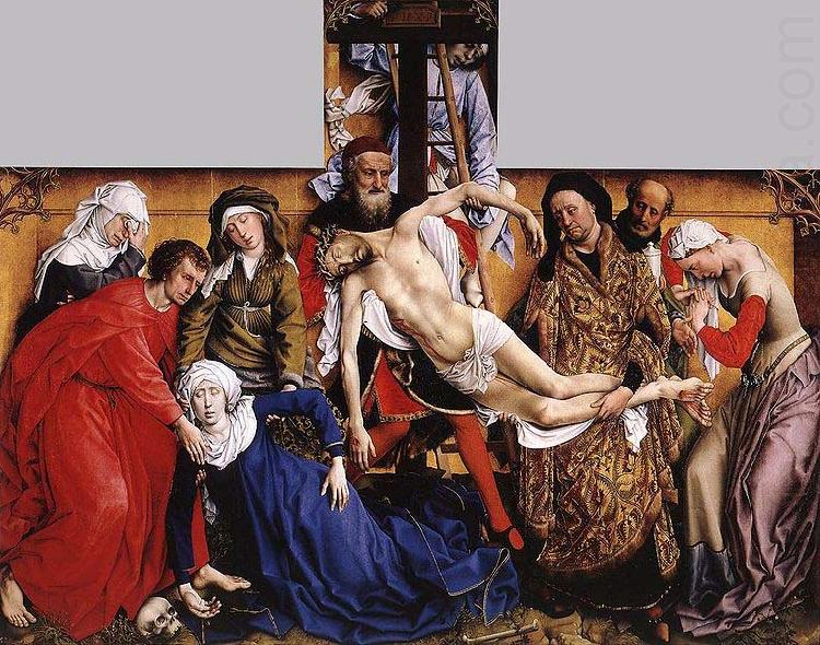Rogier van der Weyden Descent of Christ from the Cross by Rogier van der Weyden china oil painting image